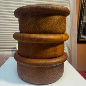 1070’s Teak Wooden Bowls
